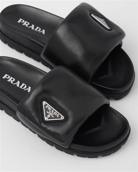 prada sludes|prada slides on sale.